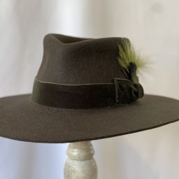 Olive Green Fedora